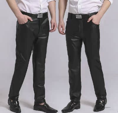 Pantalon cuir homme pantalons fuselés - Ref 1491217 Image 1