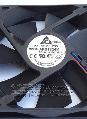 台达AFB1224M-FOO 12CM/厘米 12025 24V 0.18A 服务器 变频器风扇