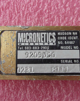 MICRONETICS 0.8-8GHz 10W RF 射频微波同轴 功率限制器