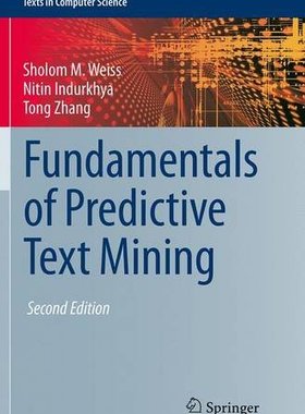 【预订】Fundamentals of Predictive Text Mining