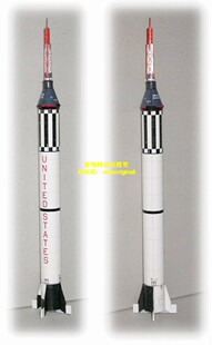 高70厘米 美国宇航局NASA 水星计划 红石火箭 大比例 卫星模型