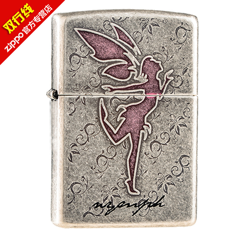 Original quality zippo lighter Antique Silver Flying spirit Little fairy Genuine Lettering man Gifts zppoin the  ZIPPO/Swiss Army Knife/Glasses , Brand lighters and accessories ,  ZIPPO/Zippo  category - from Buy2taobao.com to provide professional Taobao agent buy service