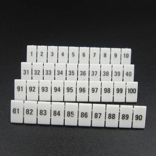 高品质 ZB10端子标记条 UK10N UK16N UK35 印字标记条 端子标号