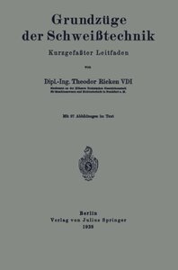 【预订】Grundzuge Der Schweisstechnik: Kurzg...