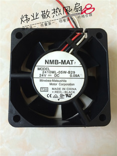 05W B29 0.09A停转高警 NMB 双滚珠风扇 24V 2410ML 6CM 原装 6025