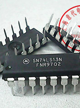 SN74LS13N   MOT  74LS13〖正品原装〗赛格市场G332室实体店 现货