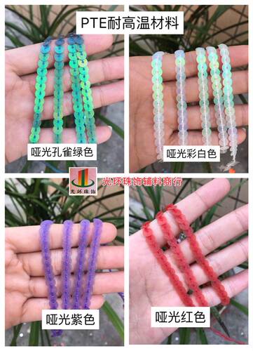 diy耐高温透明磨砂连线辅料亮片