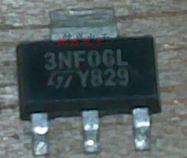 原装进口STN3NF06L SOT-223 贴片 4A/60V MOSFET场效应管 N沟道
