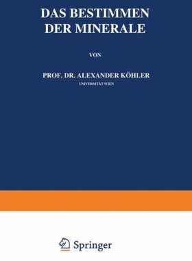 【预订】Das Bestimmen Der Minerale