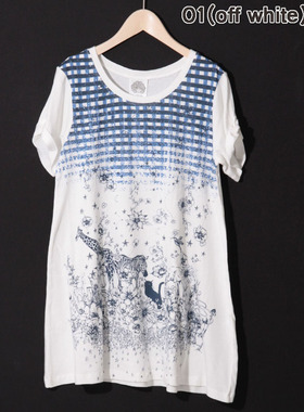 scolar/丝柯乐新品上市 夏季印花休闲甜美短袖T 152452