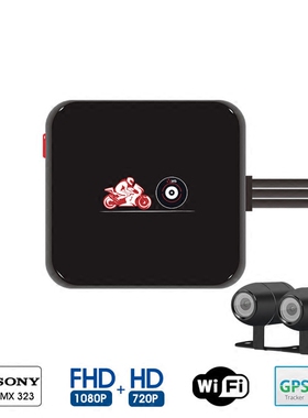 M6L WiFi 2CH Motorcycle Dash Cam DVR with Full HD 1080P