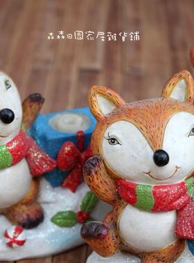 古董树脂做旧乡村风儿童房装饰品