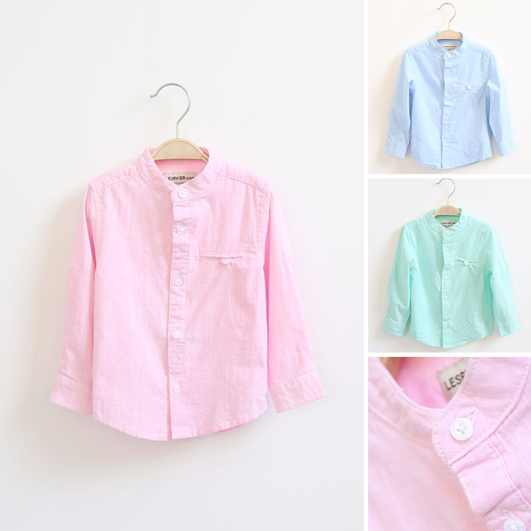 Chemise garcon à manche longue - Ref 2082577 Image 1