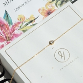 极简简约全链单钻石手链女超细钛钢镀玫瑰金百搭脚链ins饰品 包邮