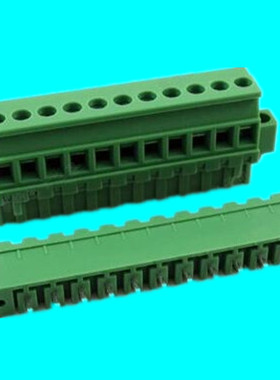 欧式5.0/5.08MM插拔式端子2EDGKAM+2EDGVM配套直针带法兰螺丝