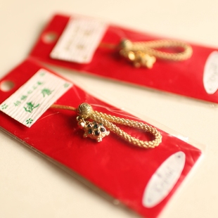 扇子配件挂件 折扇 日本御守 七石龟 健康 金运 挂饰