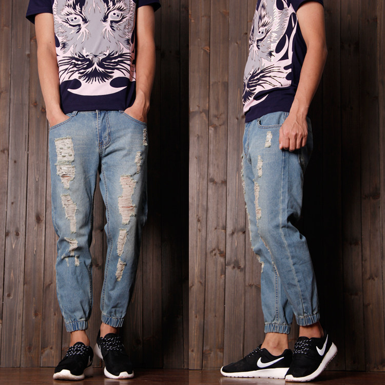 Jeans pour jeunesse en coton - Ref 1463610 Image 7
