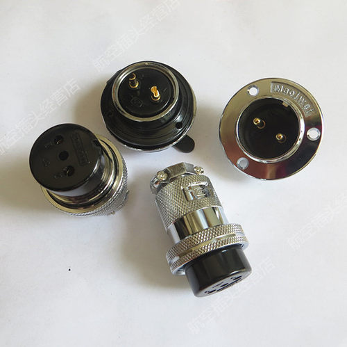 重强maojwei航空插头 连接器30M-AE 2芯 3芯 4芯 5芯 DF30 M30 - 封面