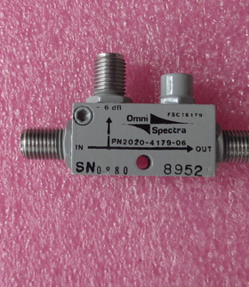 M/A-COM 2020-4179-06 6-20GHz 6dB SMA微波同轴宽带定向耦合器