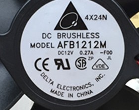 12厘米12025 12V 0.27A 12CM 静音 机箱 电源 电脑 风扇 AFB1212M