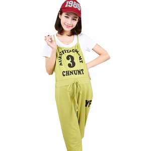 慈颜 韩版孕妇裤夏装孕妇装 韩版时尚休闲背带裤WML3005