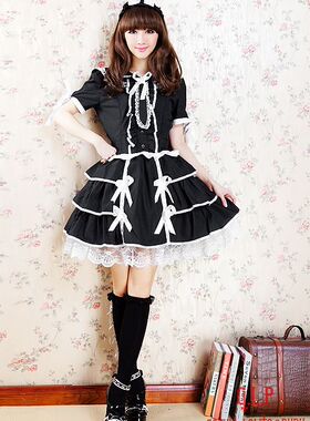 ╋魔叹╋ GLP 甜美洛丽塔公主女仆LOLITA短袖连衣裙 配发卡 81141