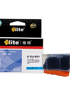 埃特（Elite） E CLI-821 青色墨盒 (适用佳能 PIXMAMP638/558