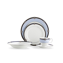 Noritake 则武 Springbrook 40件22K金边西餐餐具套装礼盒