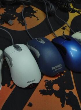 收藏微软原版 IO1.1 X06X08X800 IOSE红光鲨游戏鼠标店主自用原版