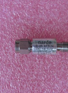 26379-6 narda DC-18GHz 6dB 2W SMA 射频微波同轴高固定衰减器
