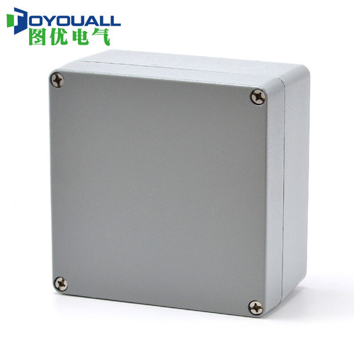 图优160*160*90铸铝盒防水铝盒正方形室内外防水接线盒工业控制箱