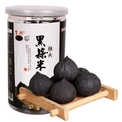 铁饭碗 黑蒜 120天发酵 独头黑大蒜 黑蒜头山东特产干货500g包邮