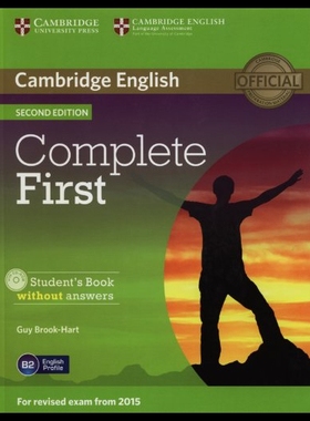 【预售】Complete First Student's Book Without Answers [Wi