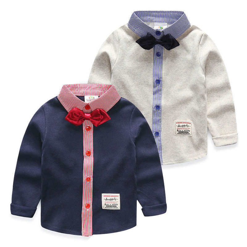 Chemise garcon à manche longue - Ref 2081930 Image 1