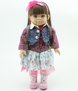 厂家直销 American girl外贸仿真娃娃精美礼品女孩礼物过家家玩具