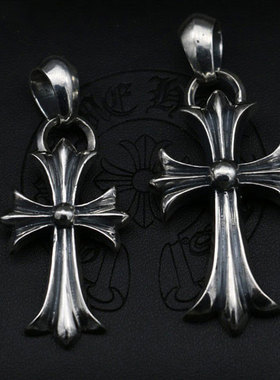 朋克风十字架复古做旧挂件项坠