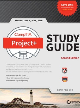 【预订】Comptia Project+ Study Guide 2E