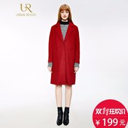 双11预告！URBAN REVIVO YU33R1LN2000 女士中长款外套