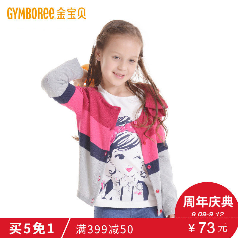Pull fille GYMBOREE à manche longue - Ref 2104038 Image 1