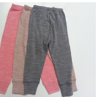 童装正品上海凤凰全丝光纯羊毛儿童保暧羊毛裤男童女童羊毛裤大童