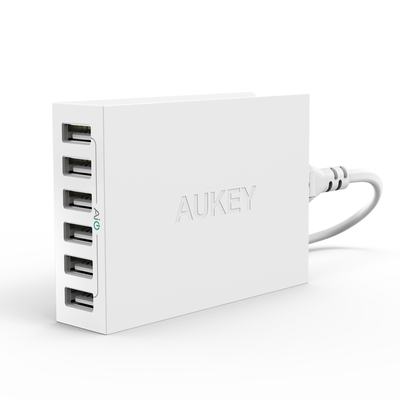 Aukey 50W / 10A 6 Ports USB Desktop Charging Station 充电器