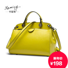 Kamiqi ladies bag European and American fashion simple vintage locomotive single diagonal shoulder handbag handbag bag