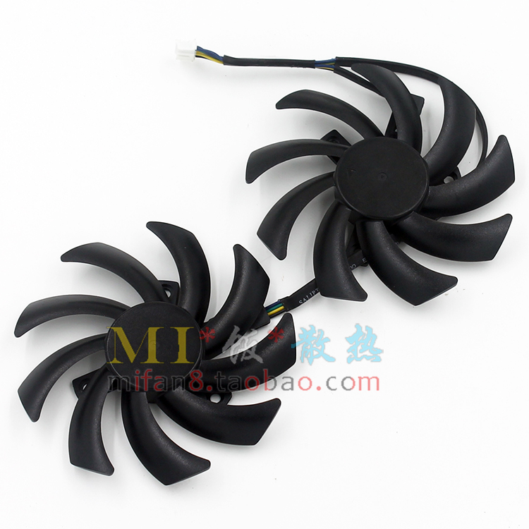 原装全新机箱 迪兰R9 280X 3G  显卡温控双风扇 PLD09210D12HH