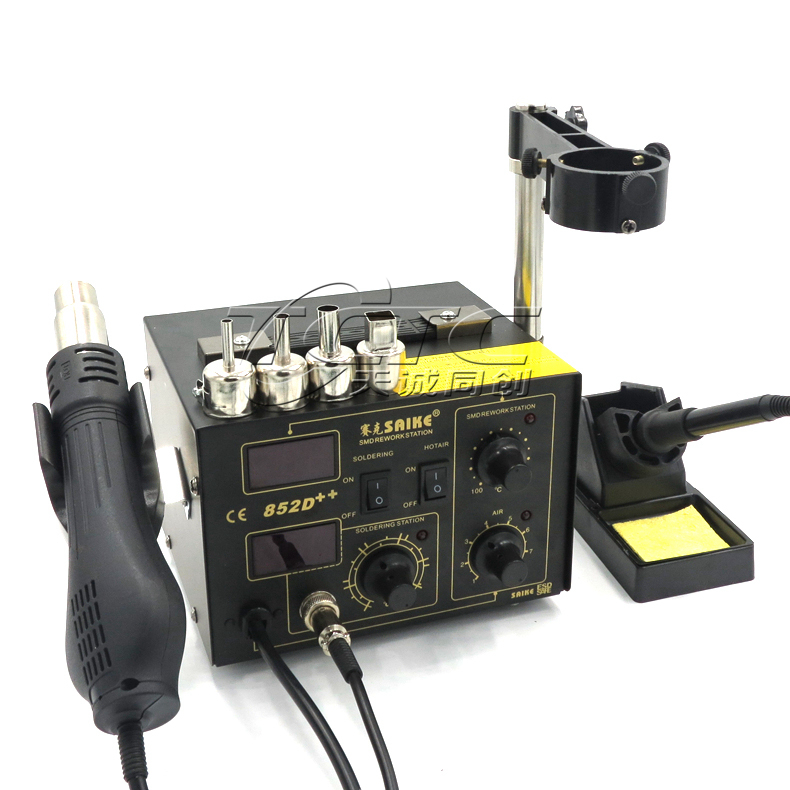 赛克852D++ 升级版 热风拆焊台 热风枪拆焊台 二合一