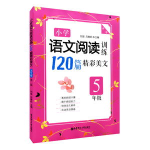 正版现货 小学语文阅读训练120篇精彩美文 第二版 5年级/五年级 华东理工大学出版社 小学语文提升阅读练习教辅用书 精选阅读美文