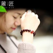 莆匠 小叶紫檀手链女款 文艺民族风欢颜手串饰品 送女友闺蜜礼物
