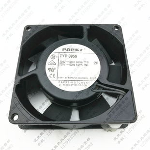 AC230V 50HZ 3956 德国EBMPAPST 散热风扇 TYP 9025 11W 原装 60mA