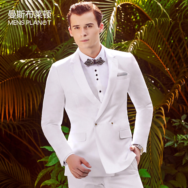 Costume homme MENSPLANET 100% coton pour printemps - Ref 1555322 Image 1