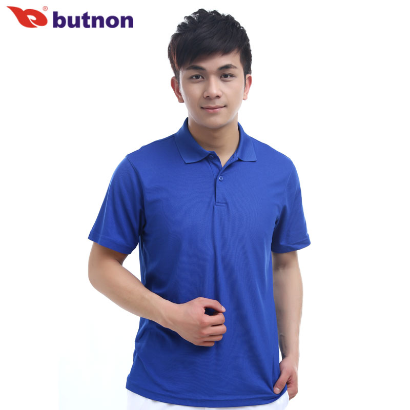 Polo sport homme BUTNON PL-M3155 en polyester - Ref 555381 Image 1