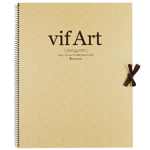 日本Maruman满乐文 VIFART系列300g螺旋大师水彩纸 水彩本 速写本